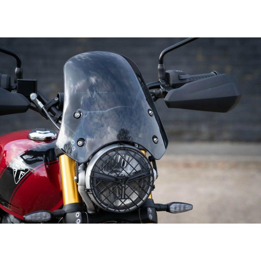 トライアンフ スクランブラー400X マーリンS3 ダークスモーク DART FLYSCREEN