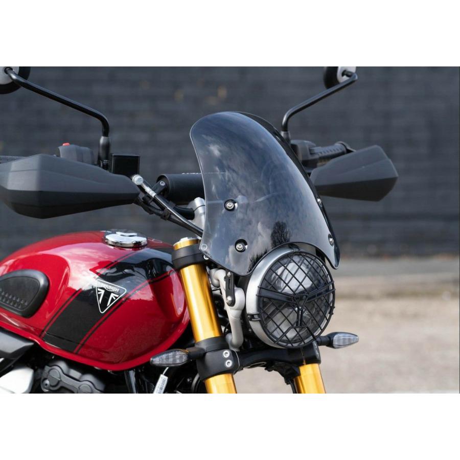 トライアンフ スクランブラー400X マーリンS3 ダークスモーク DART FLYSCREEN