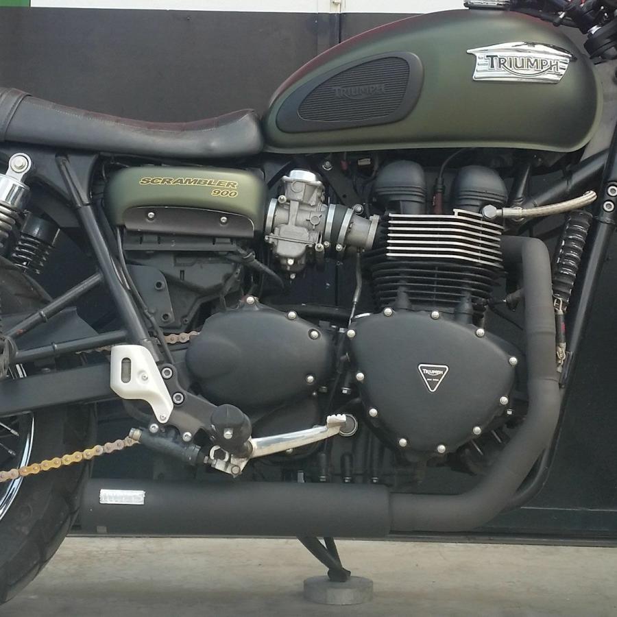 トライアンフ 空冷スクランブラー ステンレス2in1 Cross フル