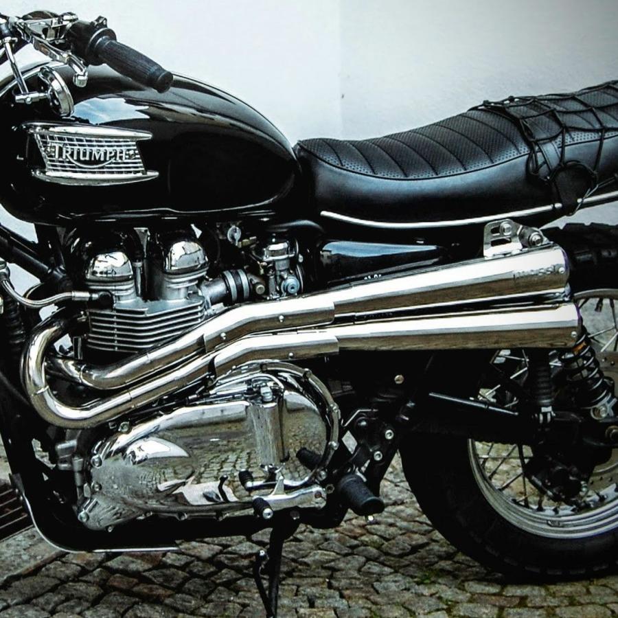トライアンフ 空冷スクランブラー ステンレス2in2 Up-Left フル