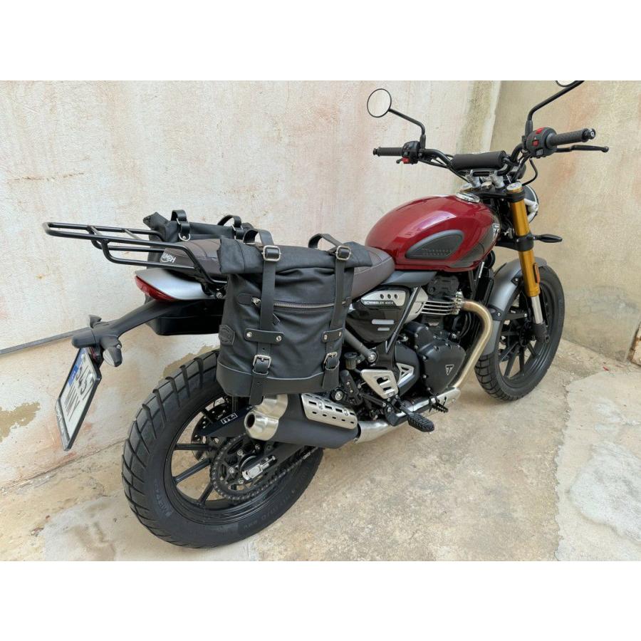 トライアンフ スクランブラー400X リアラゲッジラック サテン