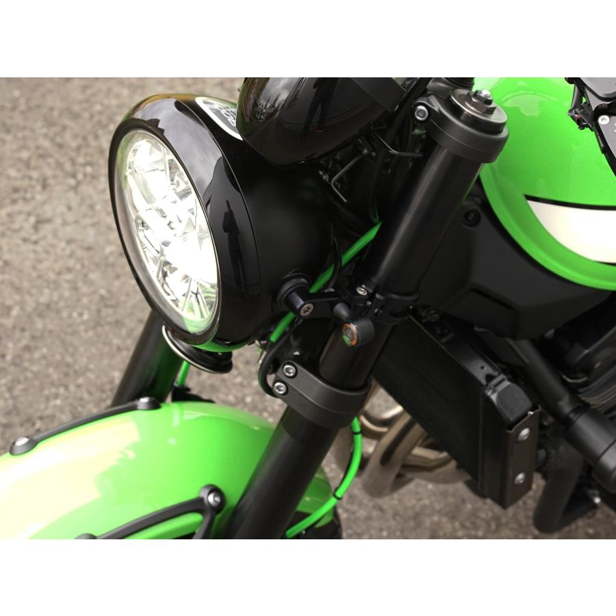 55mm 56mm フォーク ヘッドライトステー Wunderkindの画像
