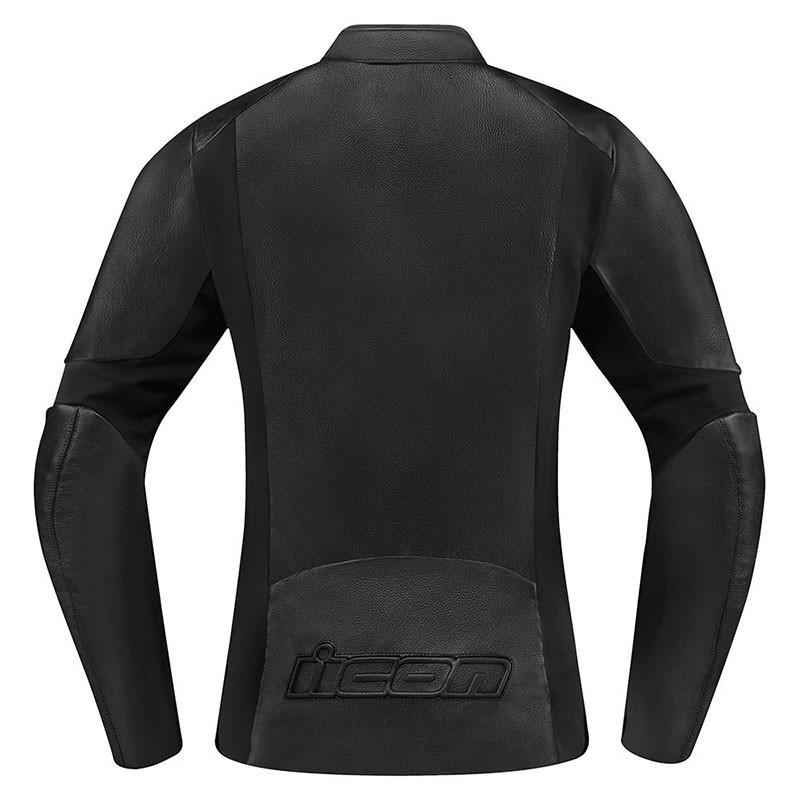 ICON バイク用レザージャケット 黒 レザージャケット(M ブラック): ウェア・グッズ｜HondaGO BIKE GEAR