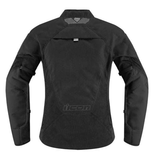 I-CON レディースメッシュジャケット ICON レディース メッシュAF ジャケット ブラック : モトパーツ バイク