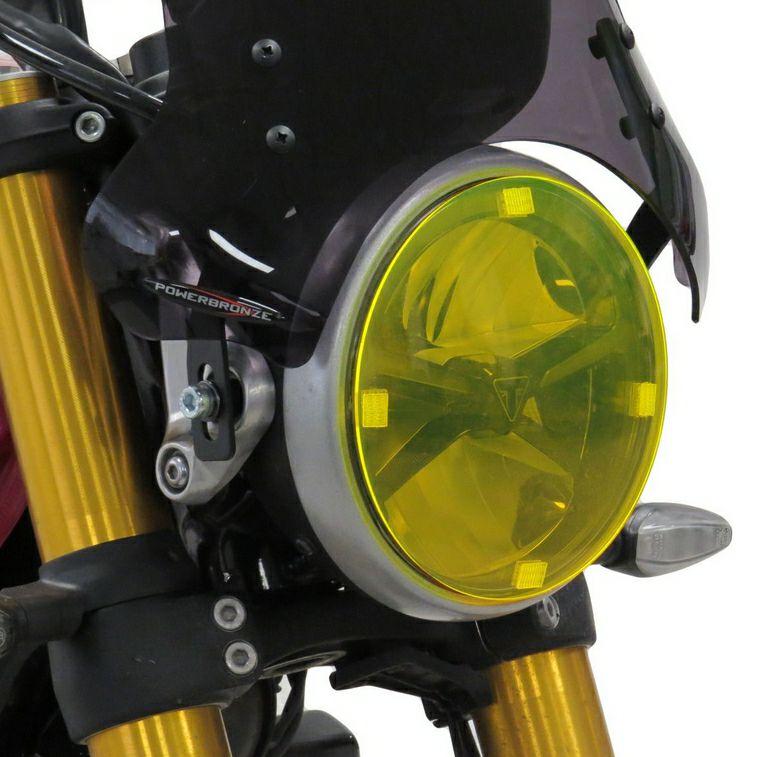 トライアンフ スピード400 ヘッドライトプロテクター Power Bronze