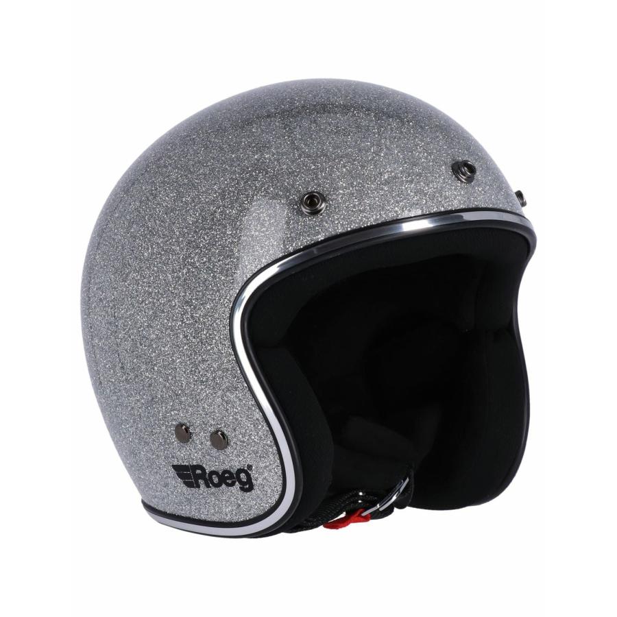 Roeg JETT ヘルメット シルバーフレーク : モトパーツ バイクカスタム