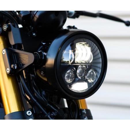 MOTODEMIC LED ヘッドライト EVOスタンダード ブラック MOTODEMIC LED ヘッドライト EVOスタンダード ブラック