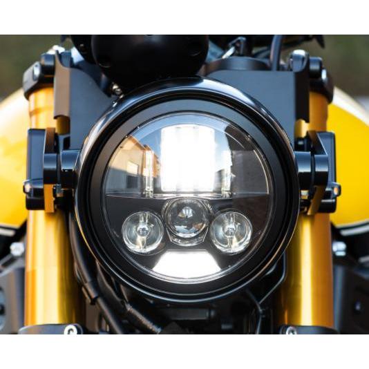 MOTODEMIC LED ヘッドライト EVOスタンダード ブラック アップグレード 