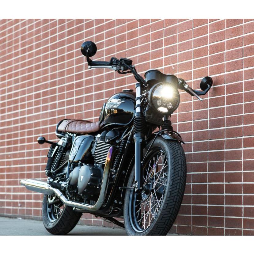 MOTODEMIC LED ヘッドライト EVOスタンダード ブラック Triumph
