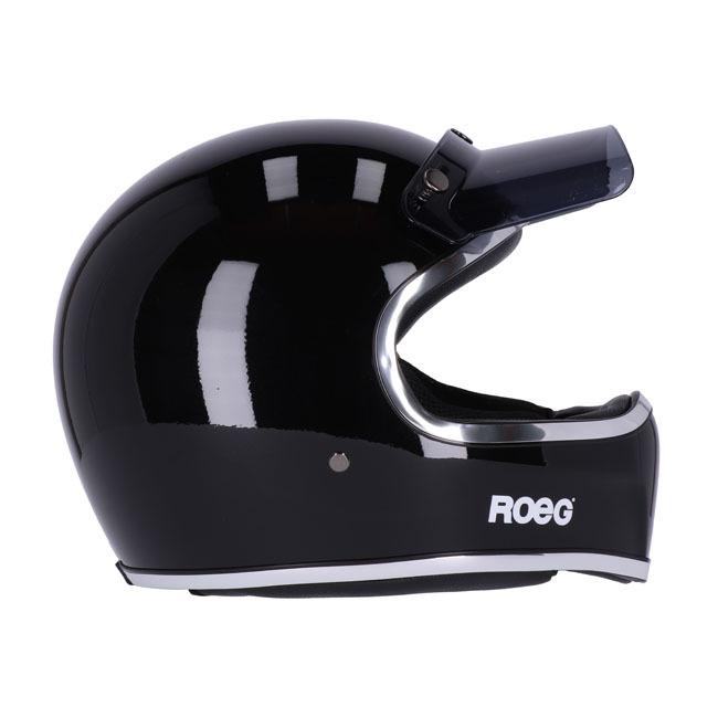 Roeg PERUNA メタルブラック S 新品 フルフェイス ヘルメット 黒 Roeg Peruna モトスタイルヘルメット MIDNIGHT メタリック・ブラック