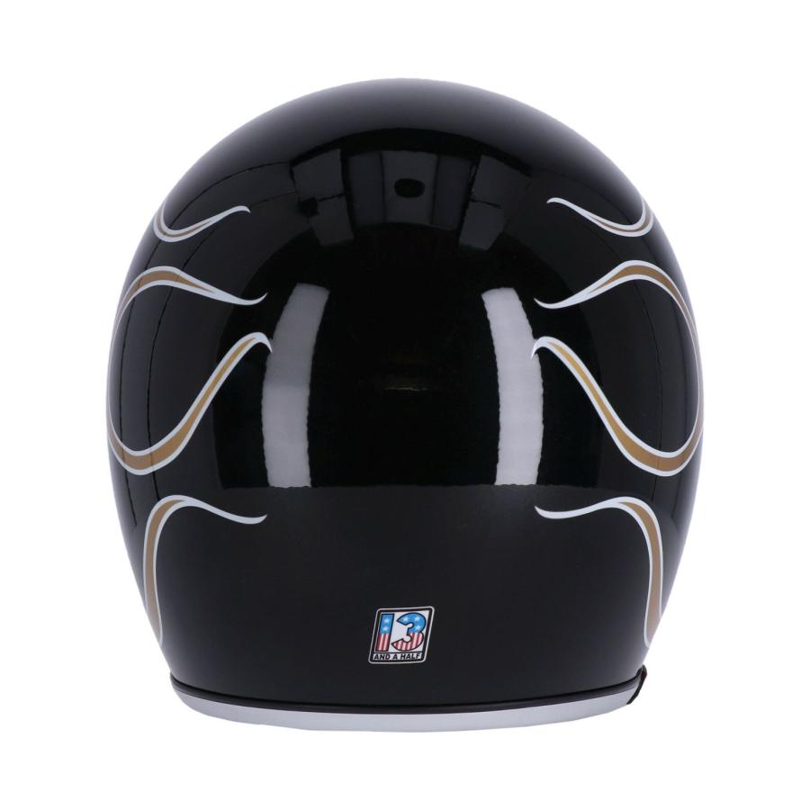 ファイヤーパターン ジェットヘル ジェットヘルメッ バイク用