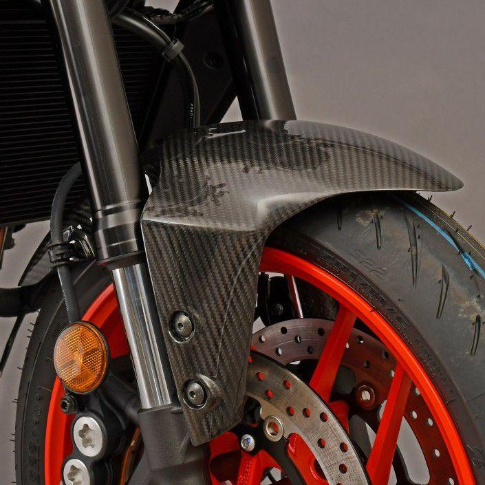 MT-09/SP フロントフェンダー ドライカーボン SPEEDRA : モトパーツ
