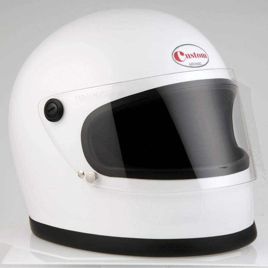 DIN MARKET CUSTOM GT-750ヘルメット 族ヘル ホワイト｜motoparts｜02