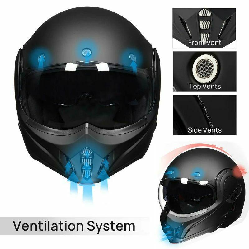 ILM ヘルメット B707シリーズ モジュラー マットブラック DOT認証