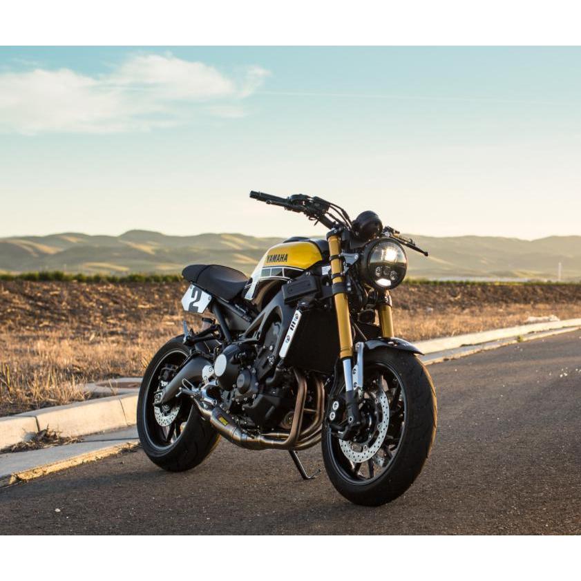 MOTODEMIC 7インチ EVOスタンダード LEDヘッドライト ブラック