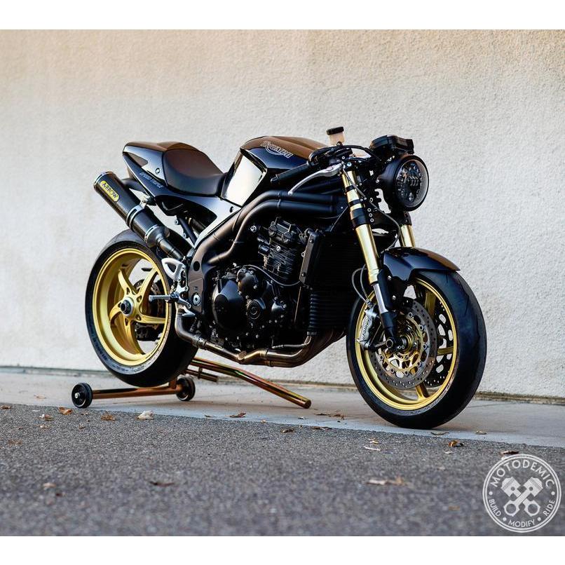 MOTODEMIC EVO-S LED ヘッドライト Speed Triple 05-10 グラファイト