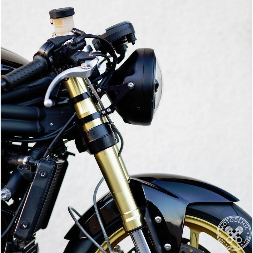 MOTODEMIC EVO-S LED ヘッドライト Speed Triple 05-10 グラファイト