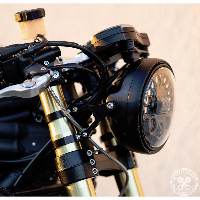 MOTODEMIC EVO-S LED ヘッドライト Speed Triple 11-15 ブラック