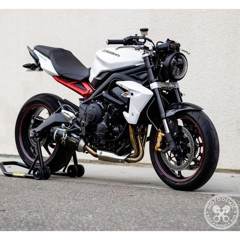 MOTODEMIC EVO-S LED ヘッドライト Street Triple 675 07-11 ブラック