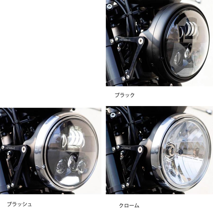 MOTODEMIC EVO-S LED ヘッドライト Street Triple 675 07-11 ブラック