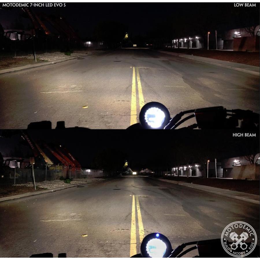 MOTODEMIC EVO-S LED ヘッドライト Street Triple 675 12 ブラック