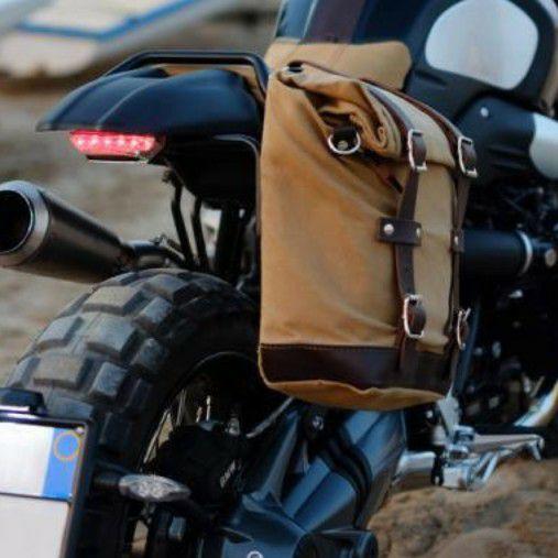 BMW RnineT シリーズ サイドバッグ キャンバス製 22L-30L + サブ