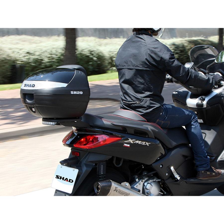 SHAD SH29 トップケース 29L (無塗装ブラック) : モトパーツ バイク
