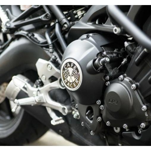 Motone(モートーン） カフェレーサー エンブレム パネル 直径8cm