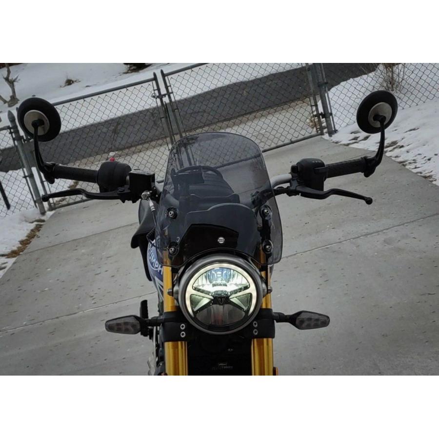 トライアンフ スピード400 マーリンS3 ダークスモーク DART FLYSCREEN