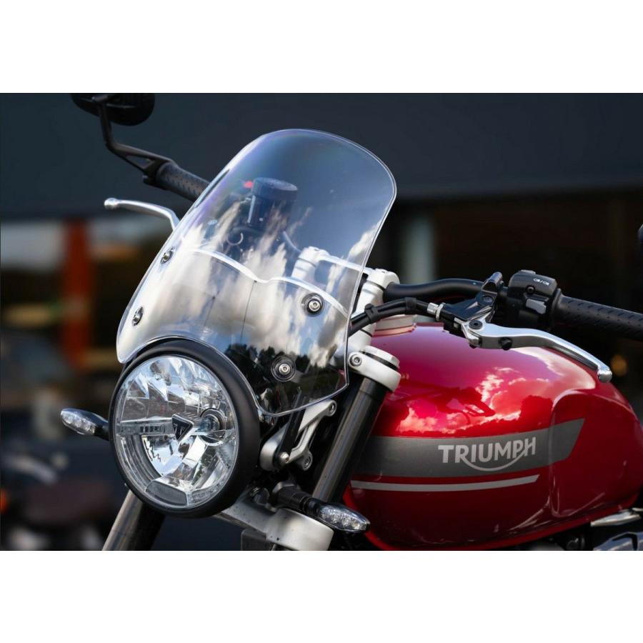 Dart スクリーン XSR700 2022～　マーリンＳ３ ダークスモーク XSR700 22- スクリーン マーリンS3 ライトスモーク DART FLYSCREEN