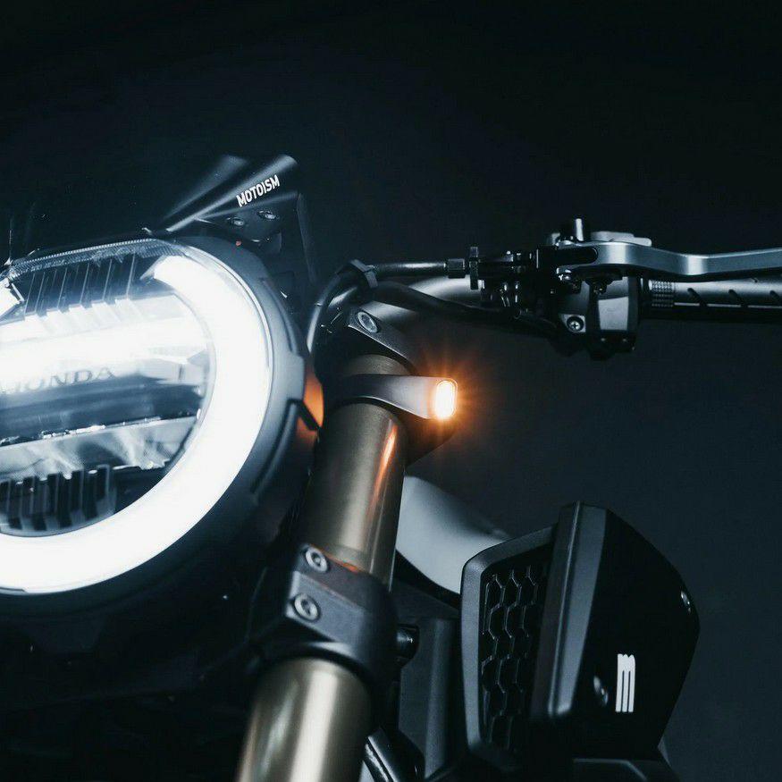 モトイズム　ウインカー CB650R LED ウインカー＆ポジションライト フォーククランプ タイプ3