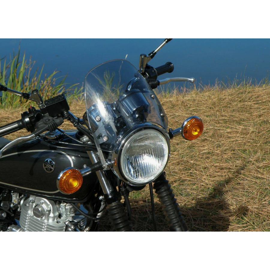 SR400/SR500 スクリーン クラシックS3 ダークモーク DART FLYSCREENの画像