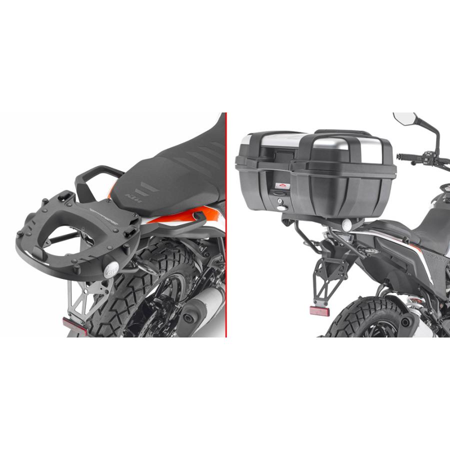 ジビ(GIVI) モノキー モノロック トップケース リアラック KTM ジビ(GIVI) モノキー モノロック トップケース リアラック KTM