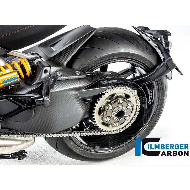 Ducati DIAVELイルムバーガー ドライカーボン スイングアームカバー ディアベル1260 マットカーボン スイングアーム/チェーンカバー