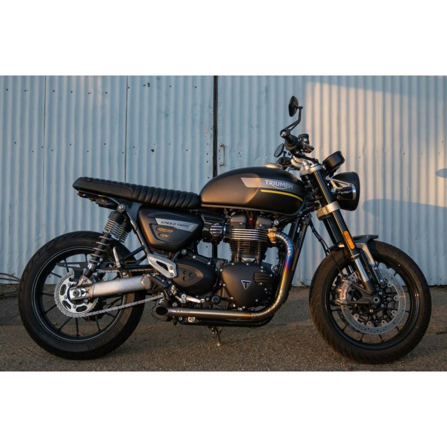 トライアンフ スピードツイン1200 ドラッグフルエキゾーストシステム