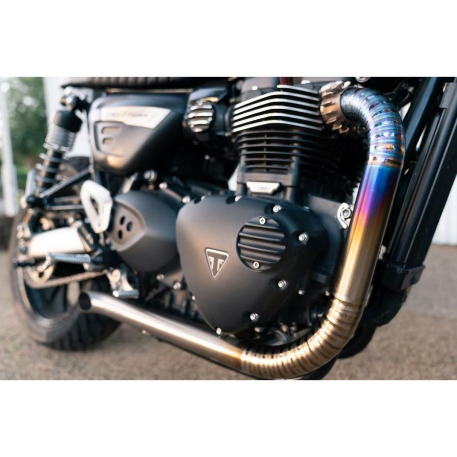 トライアンフ スピードツイン1200 ドラッグフルエキゾーストシステム