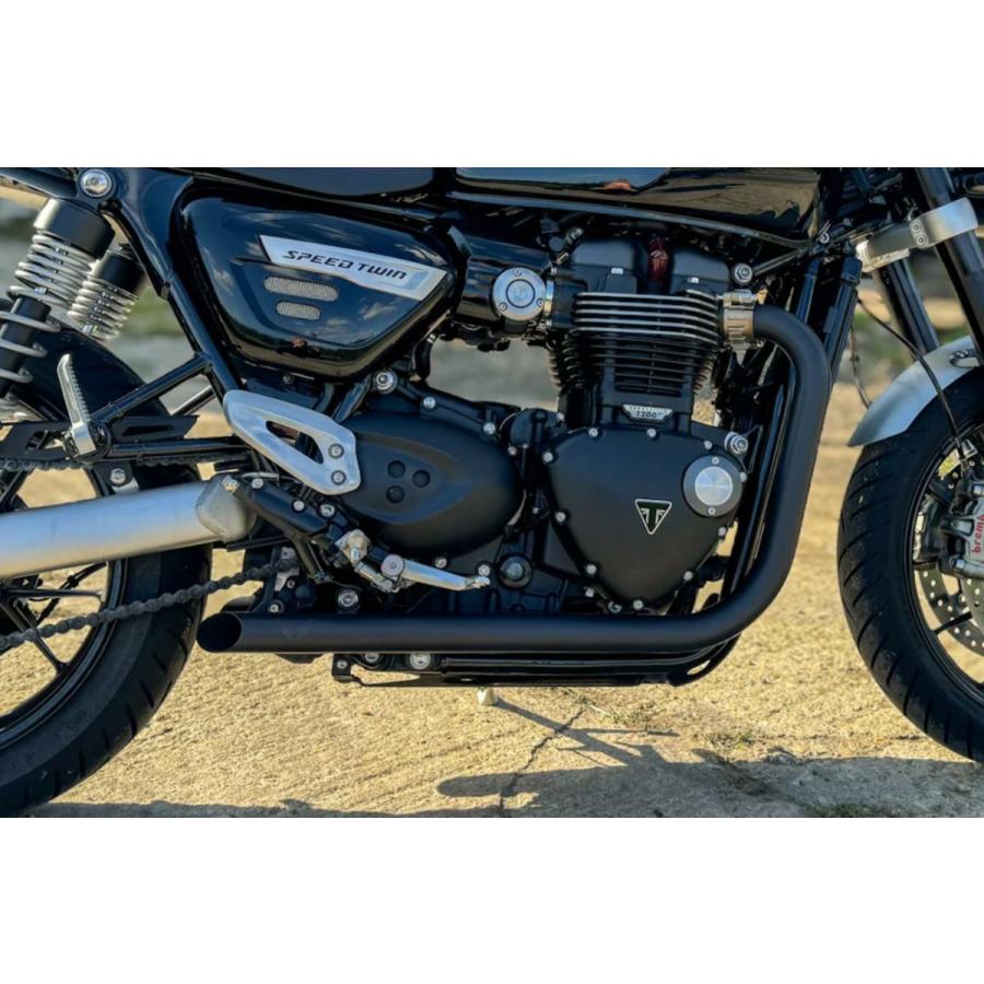 トライアンフ スピードツイン1200 ドラッグフルエキゾーストシステム