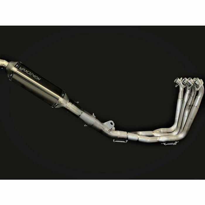 チタン マフラー クランプ付き ZX-4R/RR ZX-25R 23- チタン フルエキゾースト ダウンマフラー