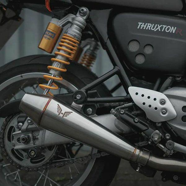 トライアンフ スラクストン 1200 R/RS リバースコーン スリップオン