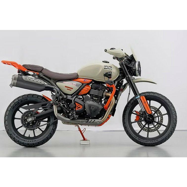 トライアンフ スクランブラー400X/XC スピード400 リンクパイプ for
