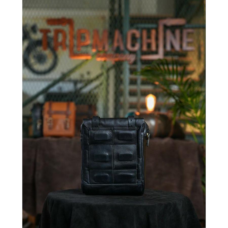 TRIP MACHINE(トリップマシン) タンク＆テールバッグ レザー ブラック