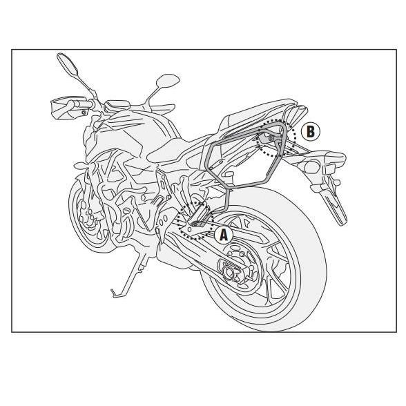 mt-07  RM07J用　ソフトバッグサポート MT-07 18-24 EASYLOCK ソフトバッグサポート GIVI : モトパーツ バイク
