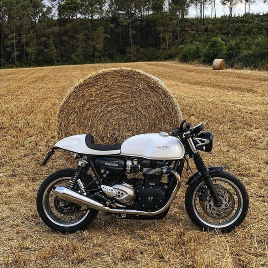 トライアンフ スラクストン 1200/R/RS モナコ シート ピュアホワイト
