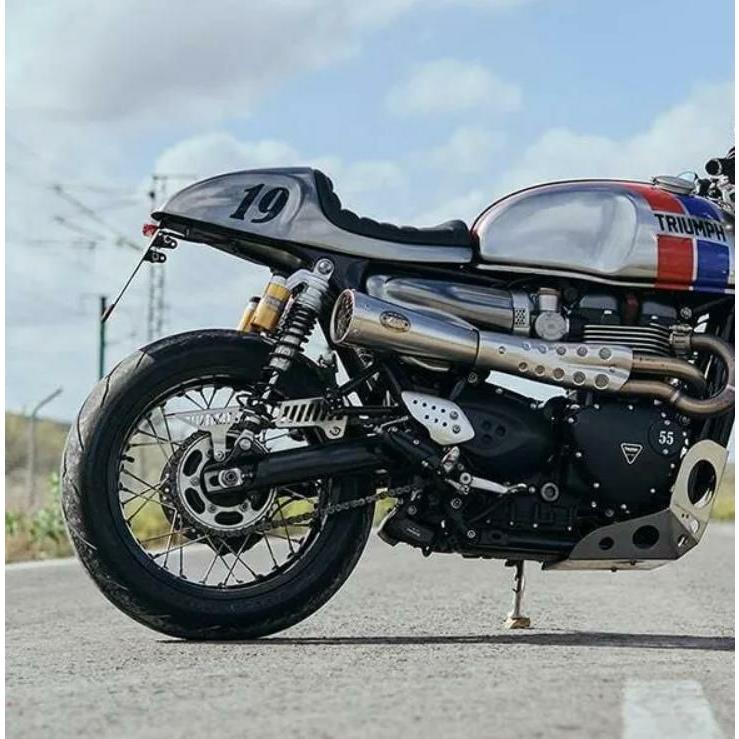 トライアンフ スラクストン 1200/R/RS モナコ シート コロシレッド