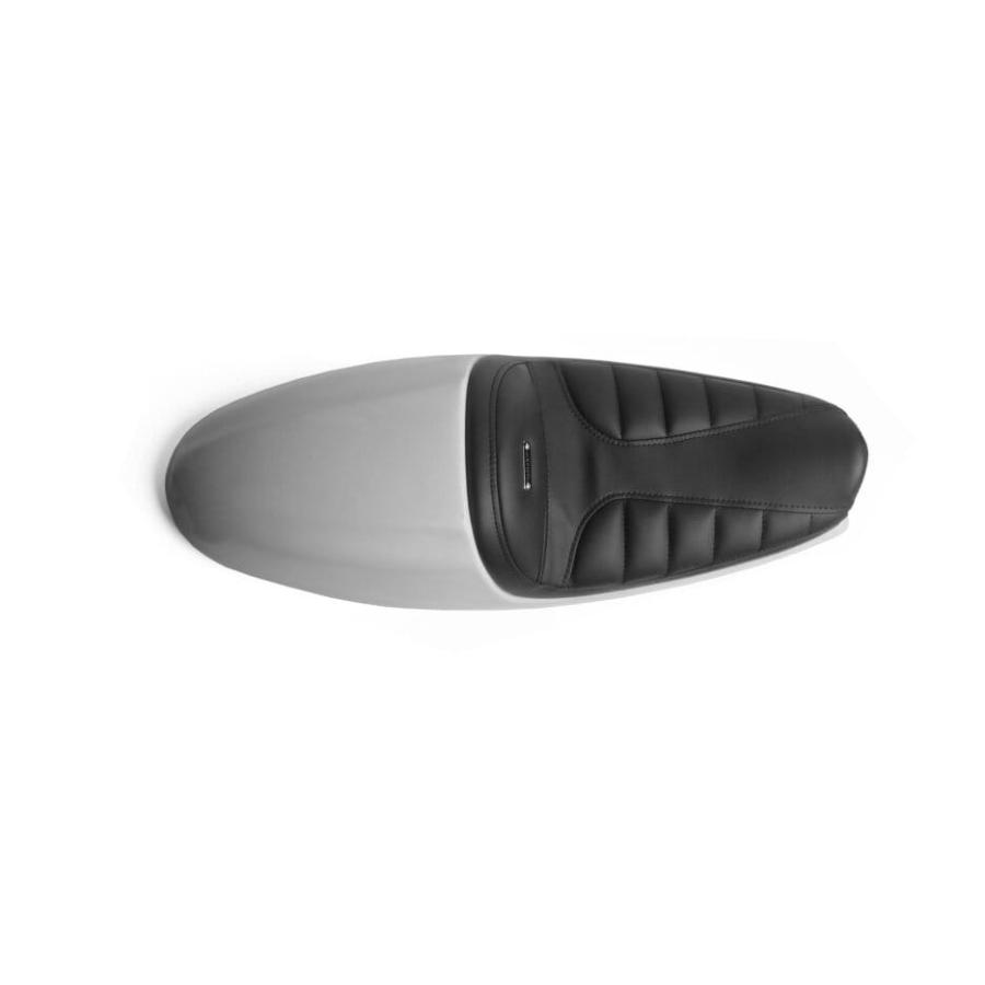 トライアンフ ボンネビルT100/T120/スピードツイン900／スクランブラー900等  へレス シート 未塗装/ブラック  タマリットの画像