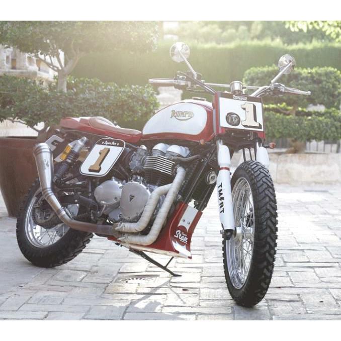 トライアンフ 2in1 フルエキゾースト マフラー 「ボカネグラ」 タマリット