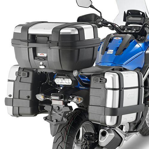 ジビ(GIVI) MONOKEY TREKKER アルミ蓋ケース TRK33N左右2個セット 