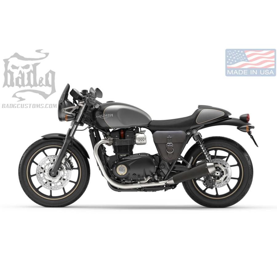 トライアンフ ボンネビルT100/T120 サイドカバーバック 本革 トライアンフ ボンネビルT100/T120 サイドカバーバック 本革