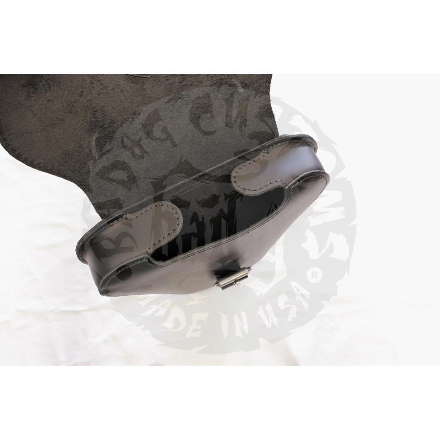 トライアンフ ボンネビルT100/T120 サイドカバーバック 本革