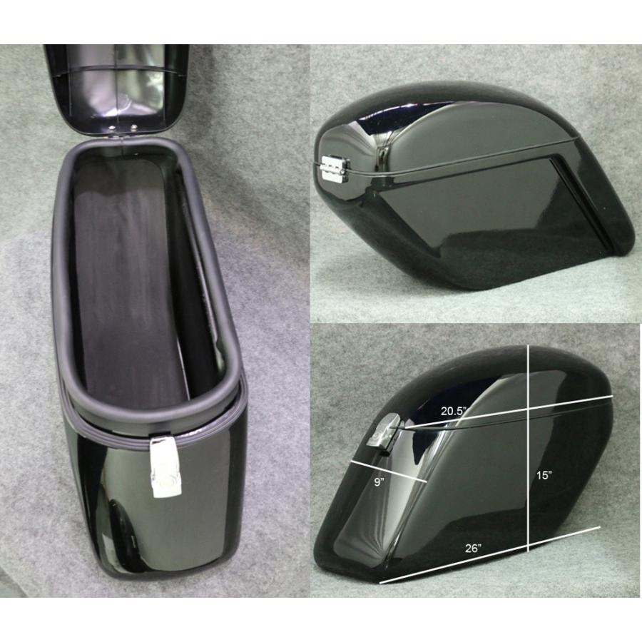 TSU ハードサドルバッグ ジャンボストロングQD FRP XVS1300 V-Star_1